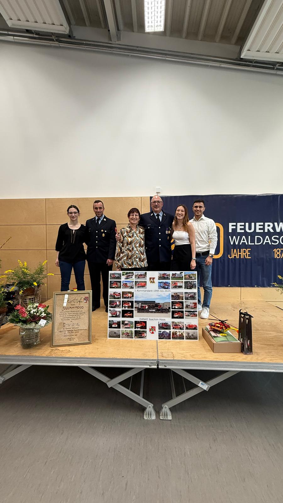 Freiwillige Feuerwehr Waldaschaff - Verabschiedung von Joachim Hoos