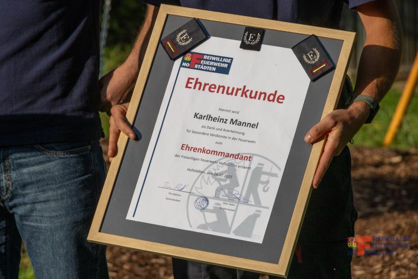 Ehrenurkunde