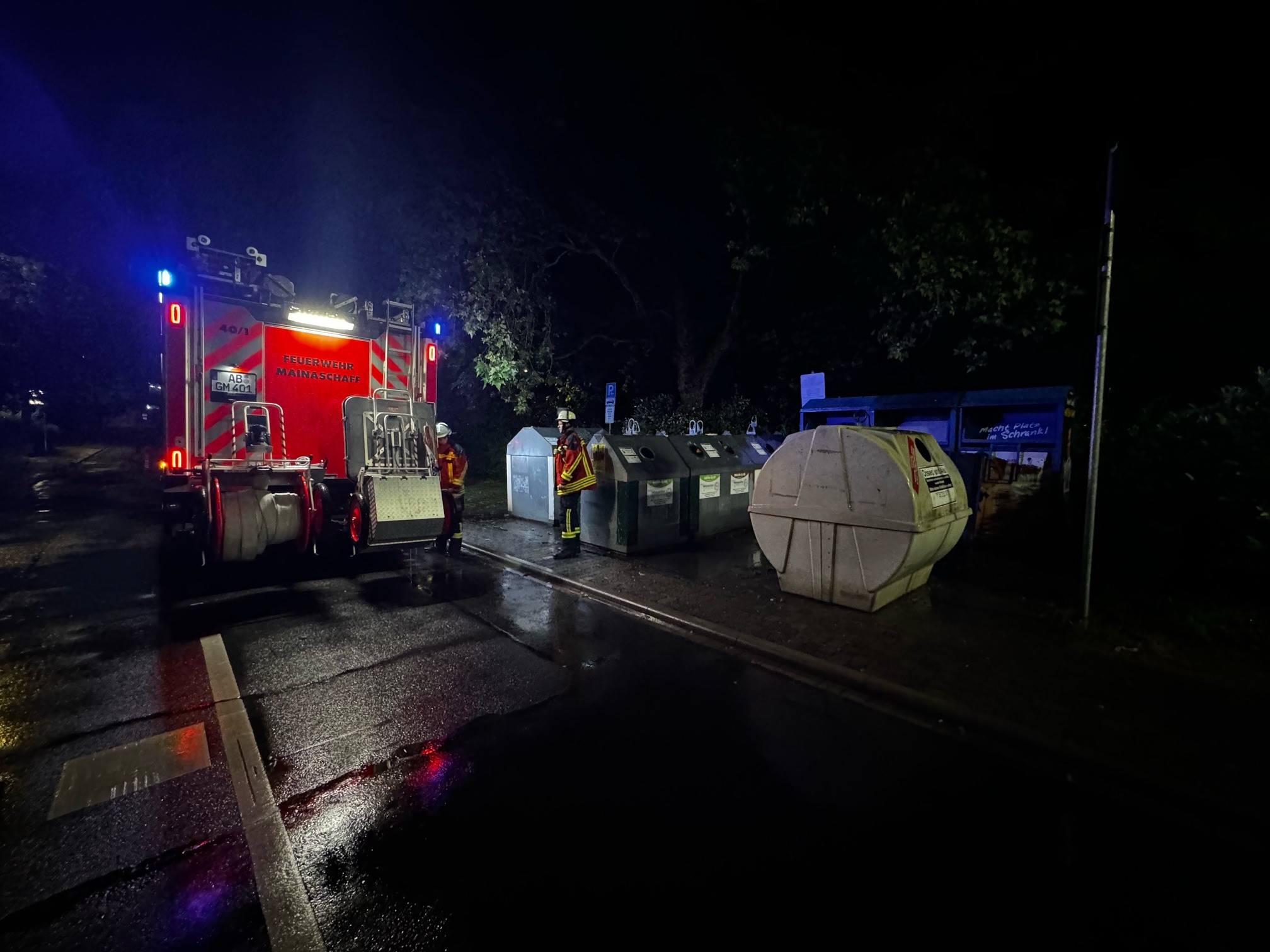 Containerbrand Mainaschaff 1