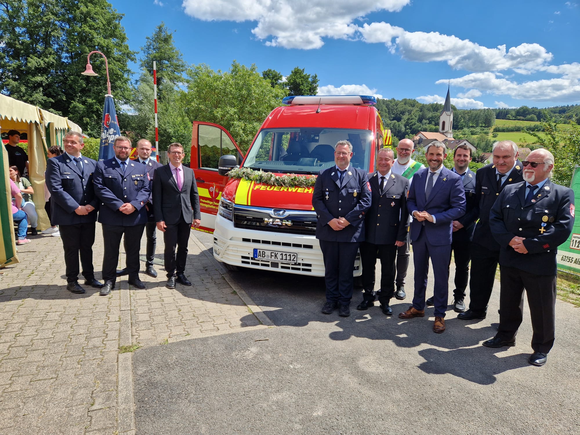 20240707 FF Königshofen Segnung und Übergabe neues MZF 53