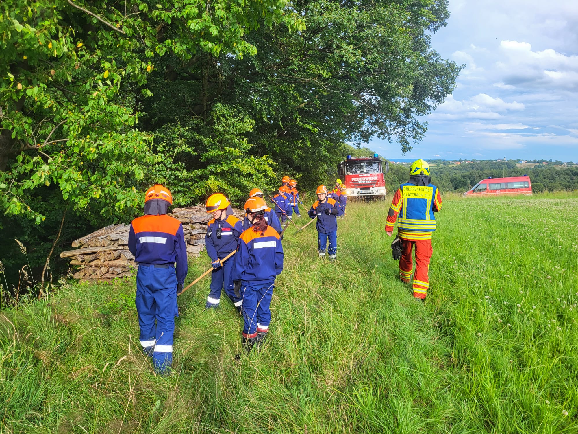 20240712 Gemeinsame Jugendübung Glattbach Johannesberg und Mömbirs Hutzelgrund 4