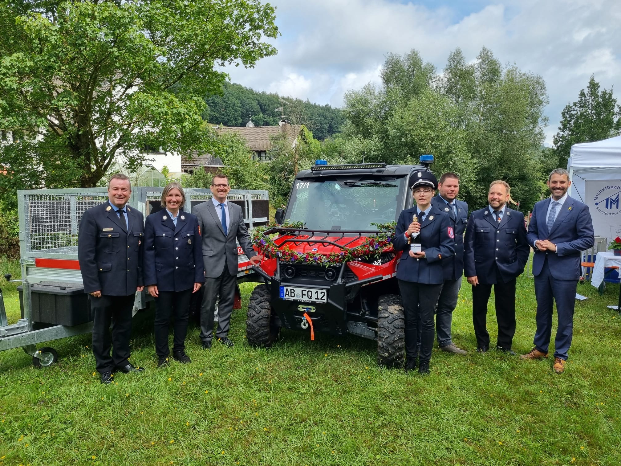 20240804 Feuerwehrfest Hemsbach mit Übergabe ATV 2