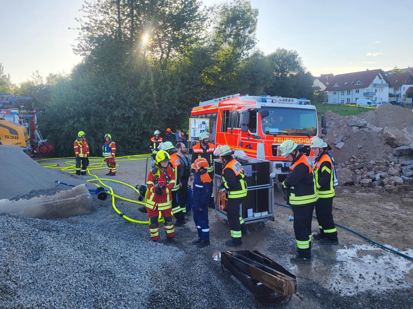 20240805 Gemeinsame Übung der FFen Glattbach und Goldbach in Glattbach 1