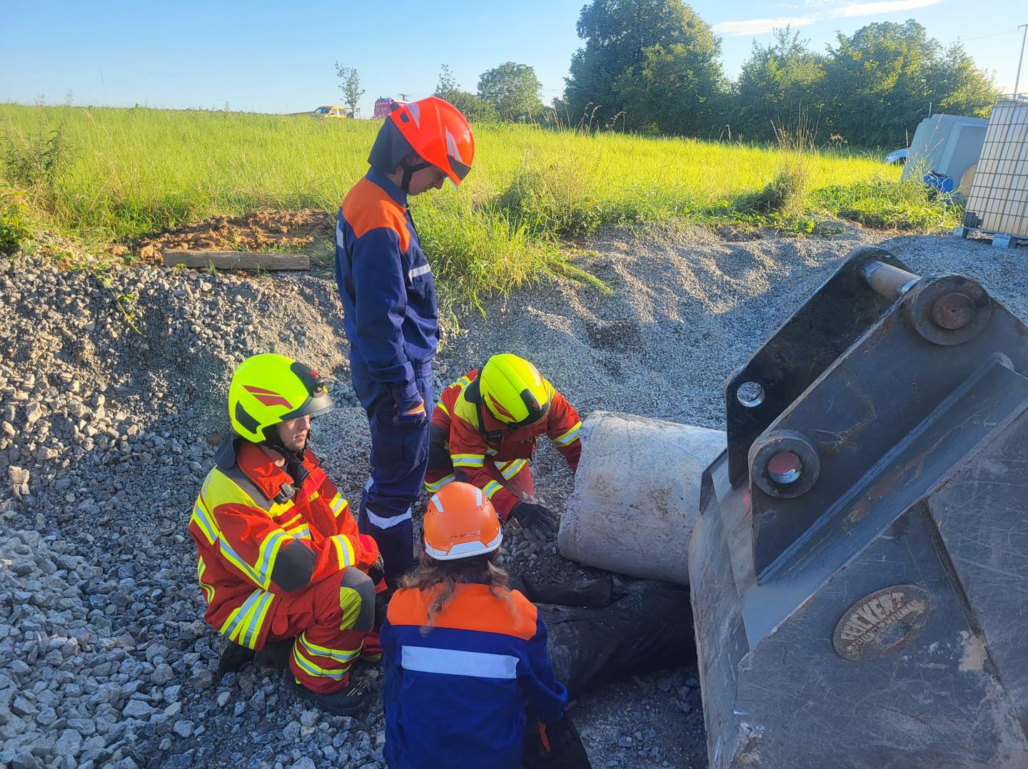 20240805 Gemeinsame Übung der FFen Glattbach und Goldbach in Glattbach 4