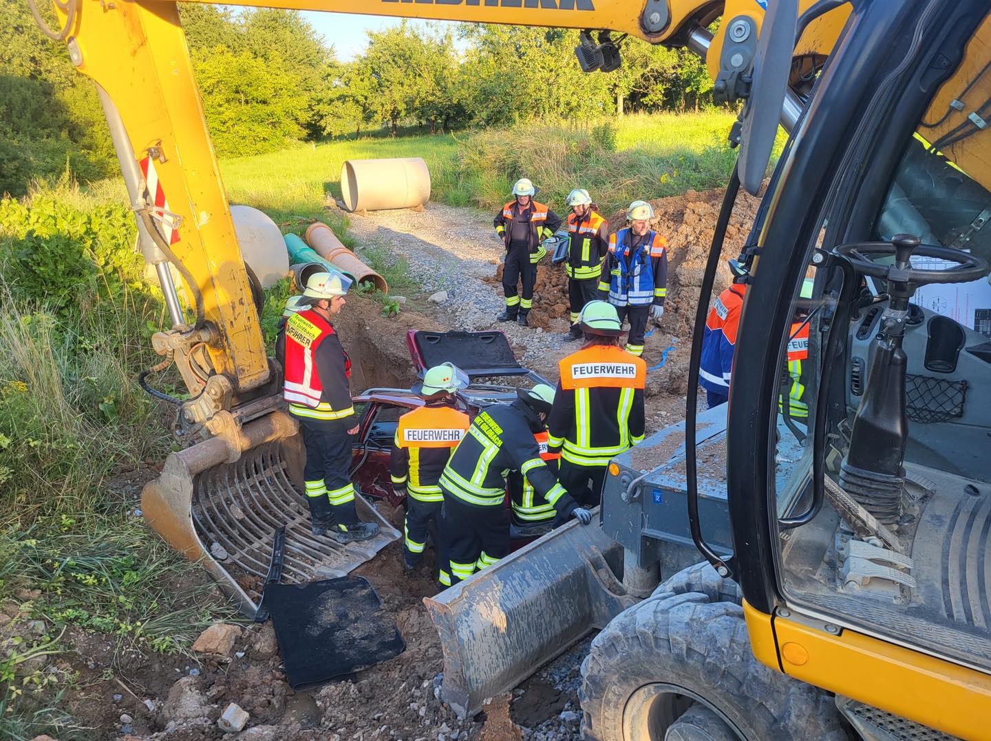 20240805 Gemeinsame Übung der FFen Glattbach und Goldbach in Glattbach 5