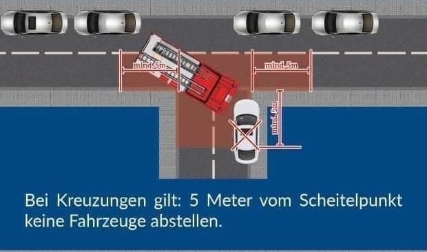 Freie Fahrt für Feuerwehrfahrzeuge 3