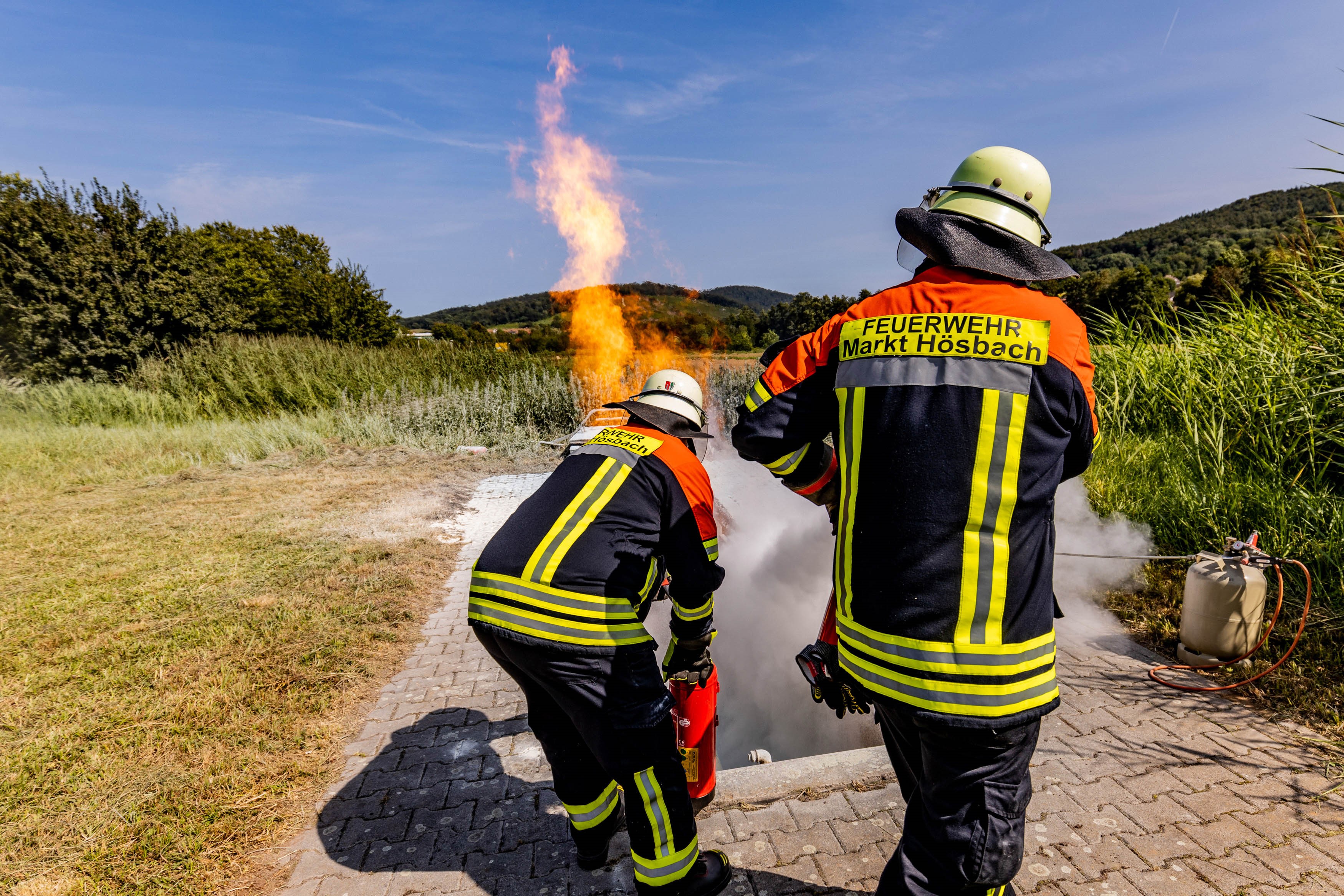 20240823 Ausbildung Erdgasbrandbekämpfung Alzenau Michelbach 6