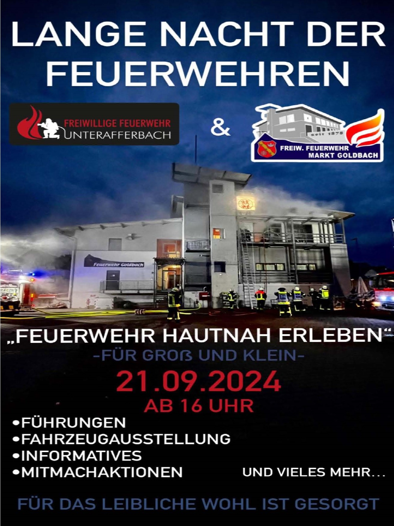 Lange Nacht der Feuerwehr Goldbach 2024