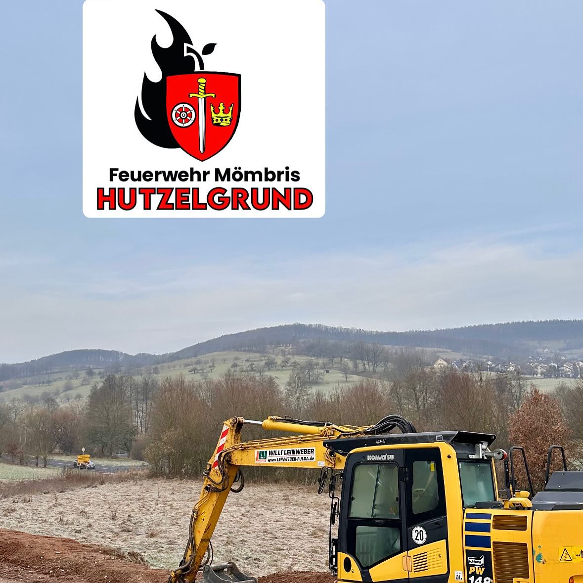 20250210 Baubeginn Feuerwehrhaus Mömbris Hutzelgrund 1