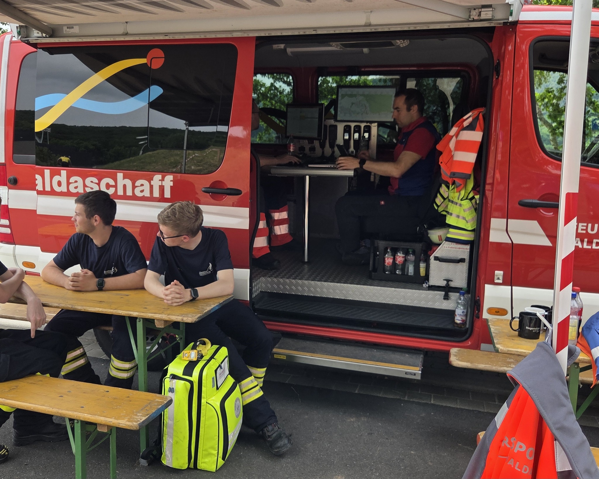 20250601 Sanitätsdienst der FF Waldaschaff beim 7. Brandberg Bike Challenge 2