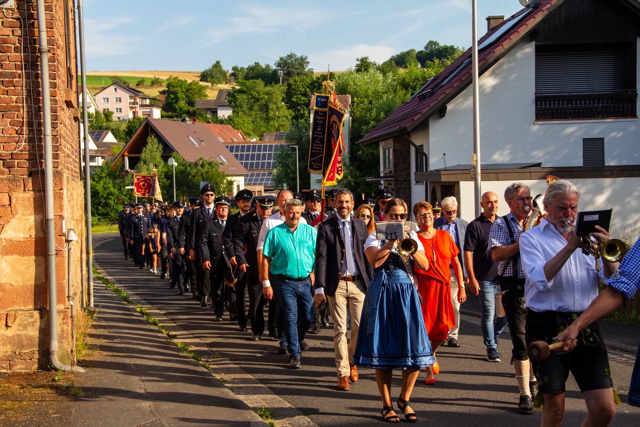 20250720 FF Kleinkahl Kartoffelfest mit Fahrzeugübergabe und Segnung 3