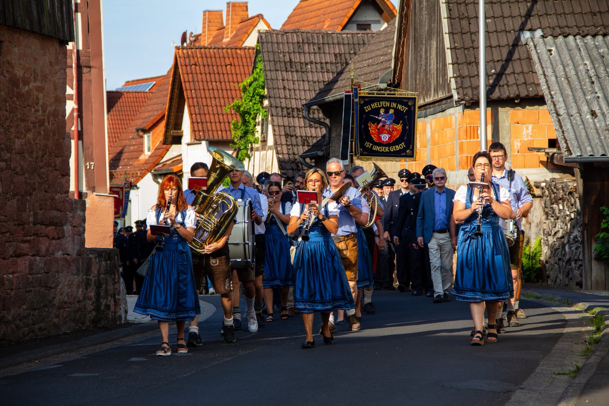 20250720 FF Kleinkahl Kartoffelfest mit Fahrzeugübergabe und Segnung 4