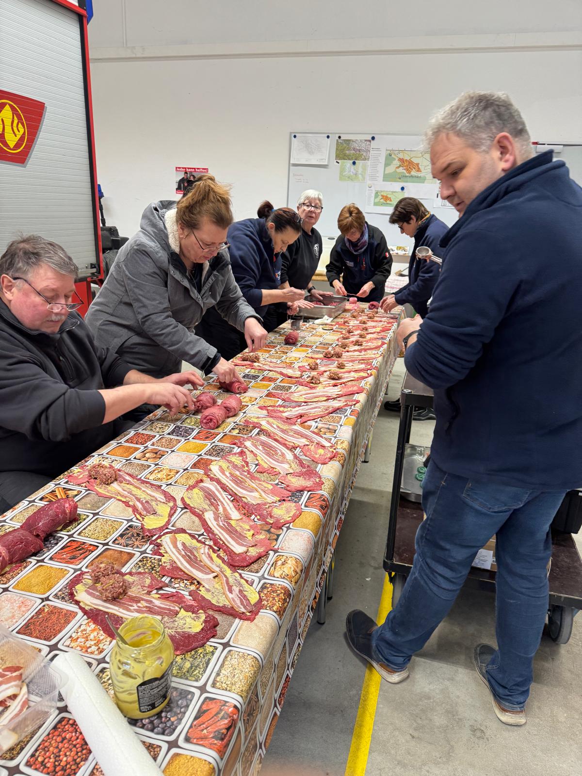 20250215 FF Unterafferbach Übung Feldküche 2