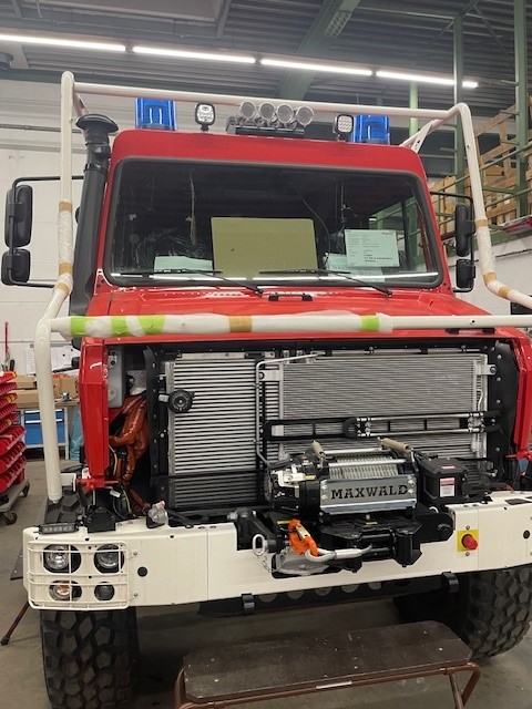 Waldbrand TLF Baufortschritt 1