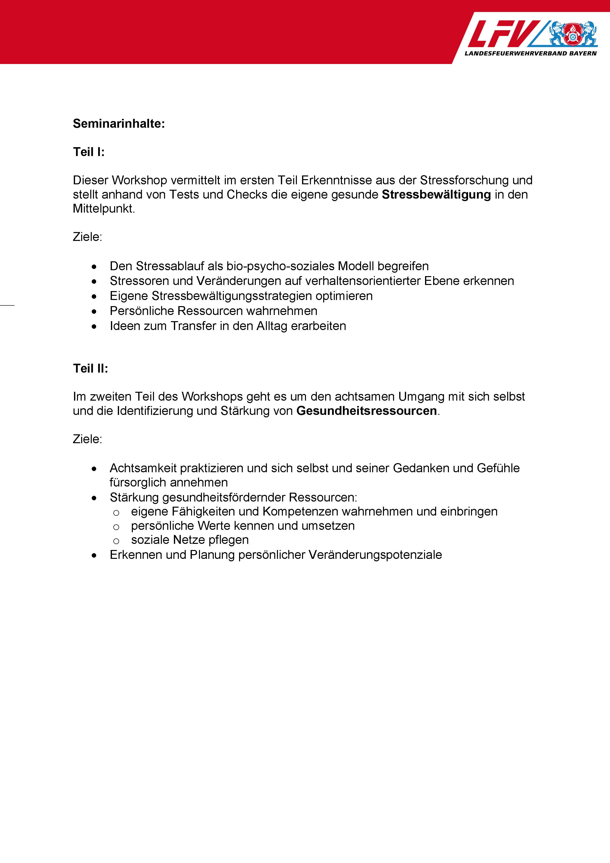 Einladung zum Führungskräfteseminar BFV Unterfranken Seite 2