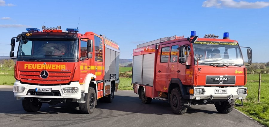 20250313 Ankunft des neuen HLF 10 der FF Geiselbach Omersbach 5