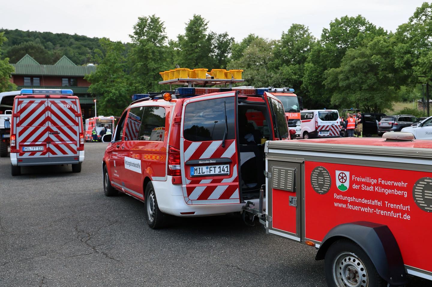 20250525 Nachbarliche Hilfe der FF Karlstein bei einer Vermisstensuche in Aschaffenburg 6