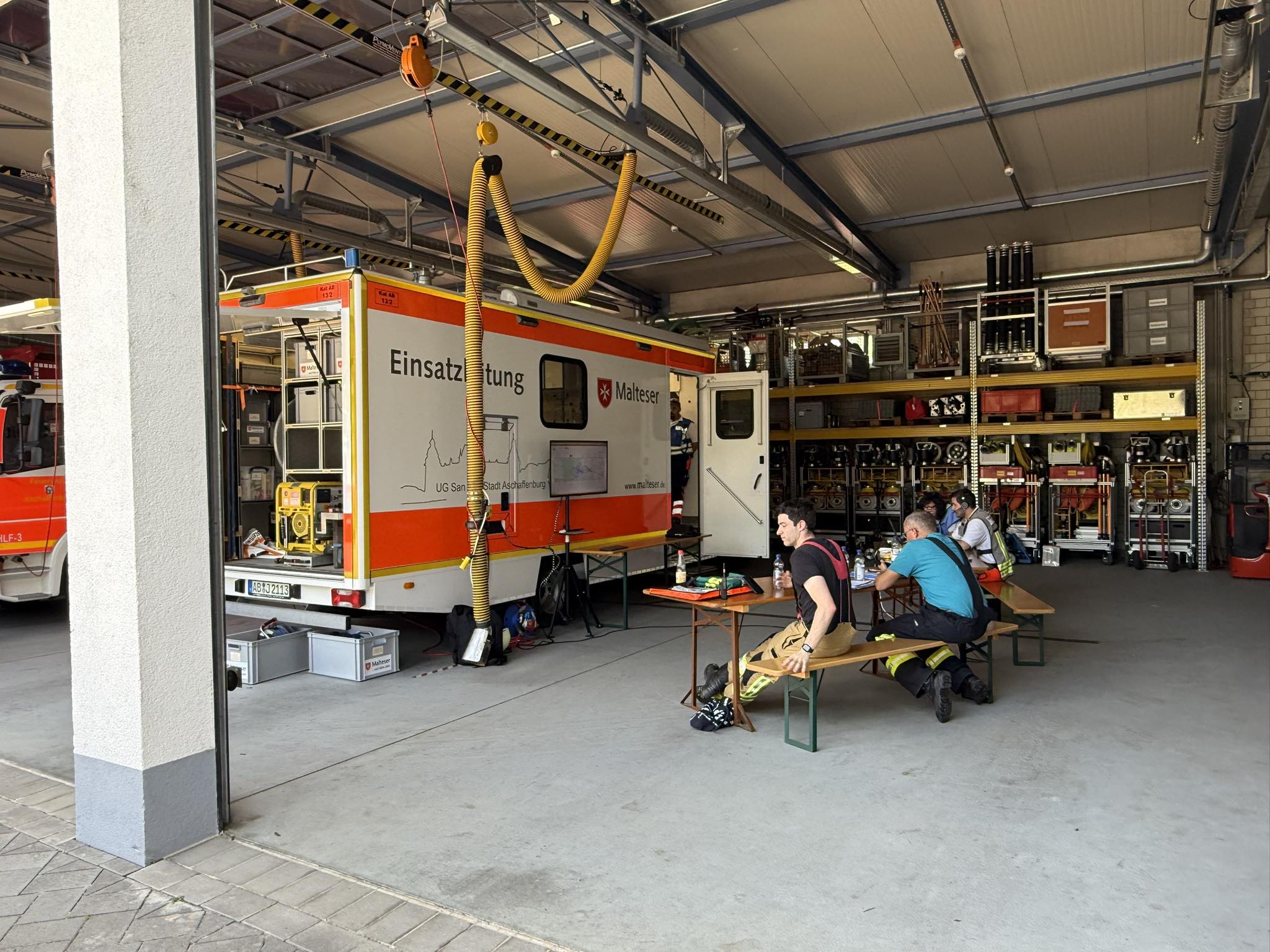 20250625 Nachbarliche Hilfe der FF Karlstein bei Vermisstensuche in Aschaffenburg 3