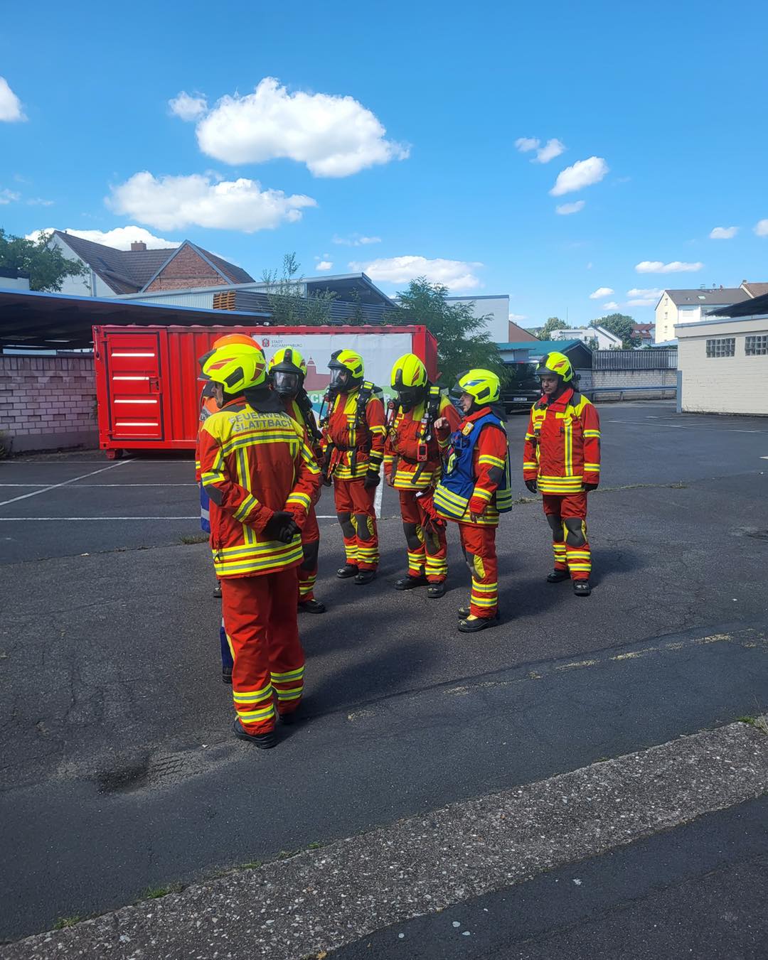 20250628 FF Glattbach gemeinsame Übung mit dem LZ 3 Damm 1