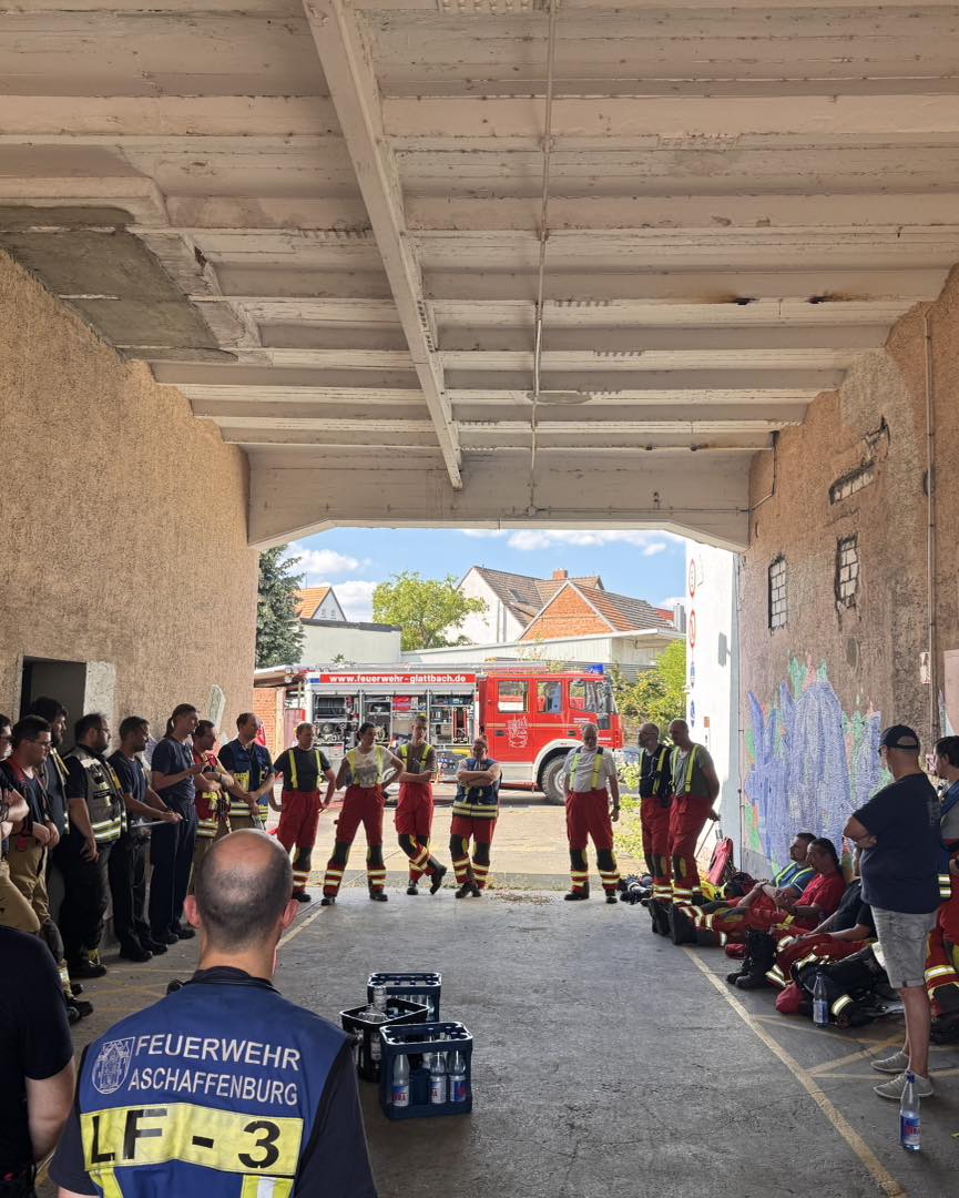 20250628 FF Glattbach gemeinsame Übung mit dem LZ 3 Damm 8