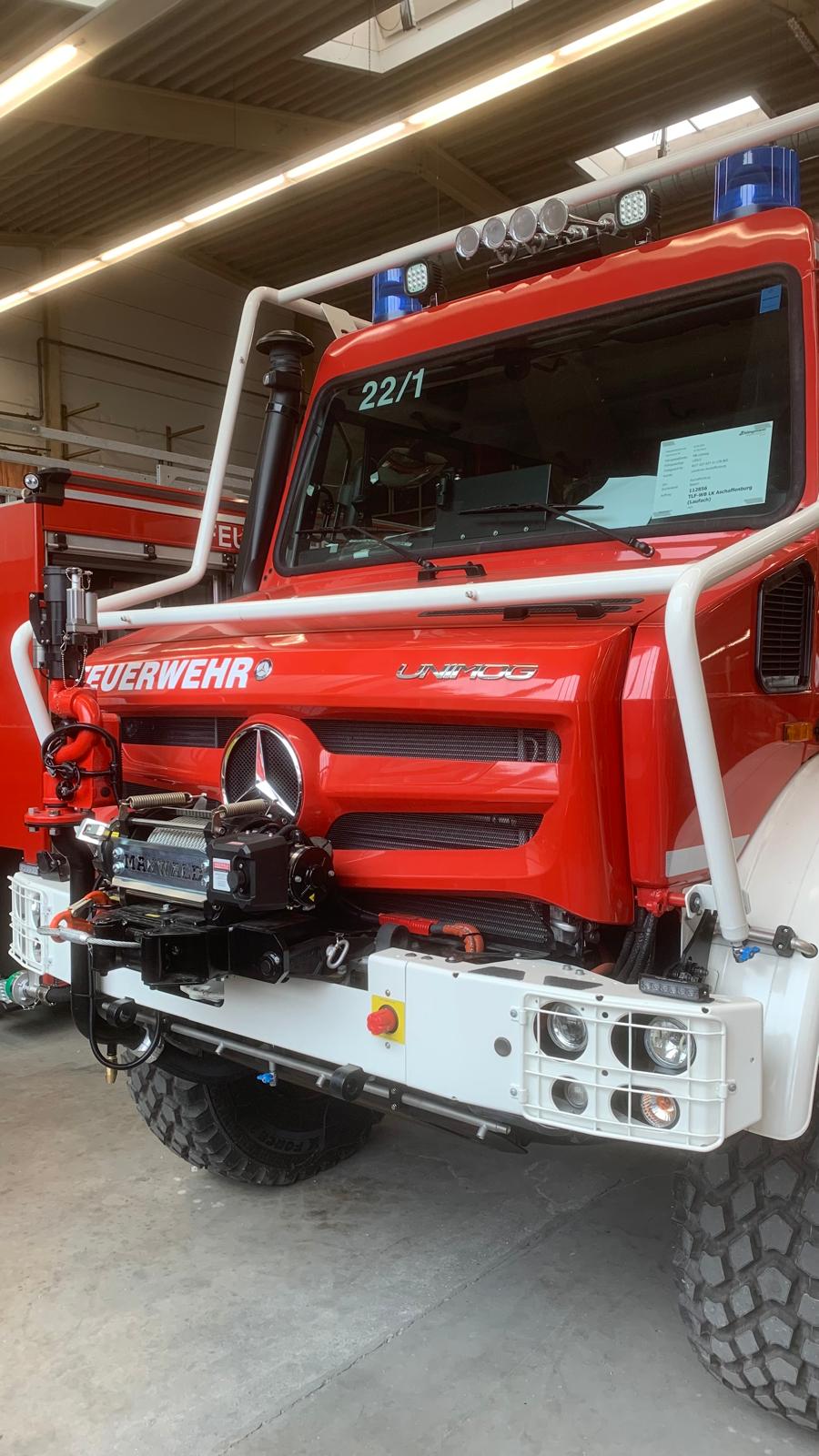 Waldbrand TLF kur vor Fertigstellung 1