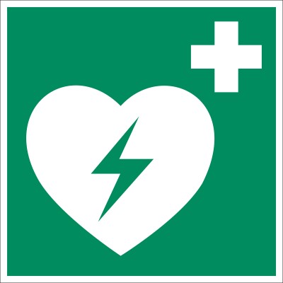AED Rettungszeichen
