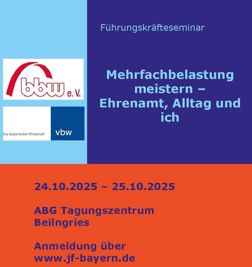 Jugendfeuerwehr Bayern Seminarangebot