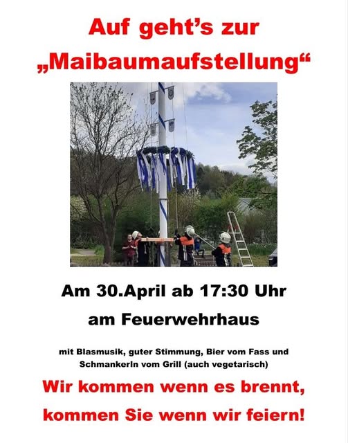 Maibaum FF Blankenbach 2025