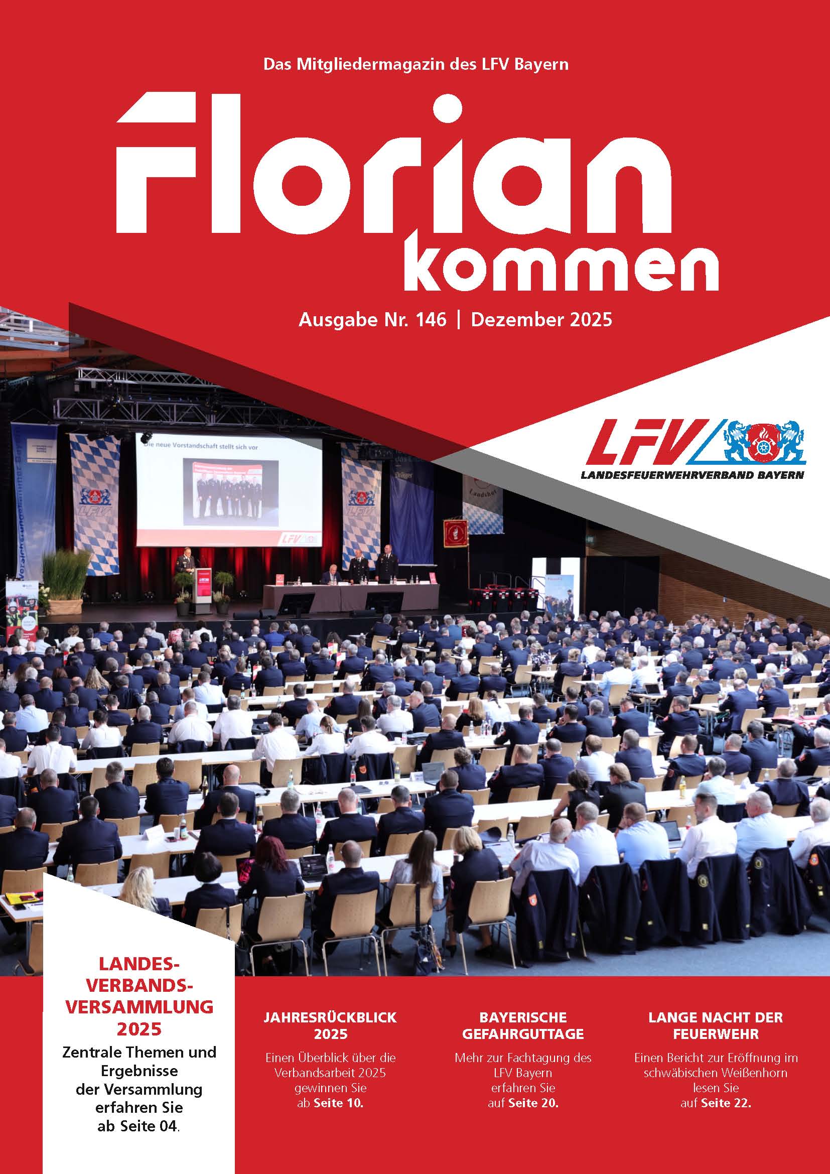 Seite 1 aus LFV Bayern Florian kommen Ausgabe Nr 146 aus 12 2025