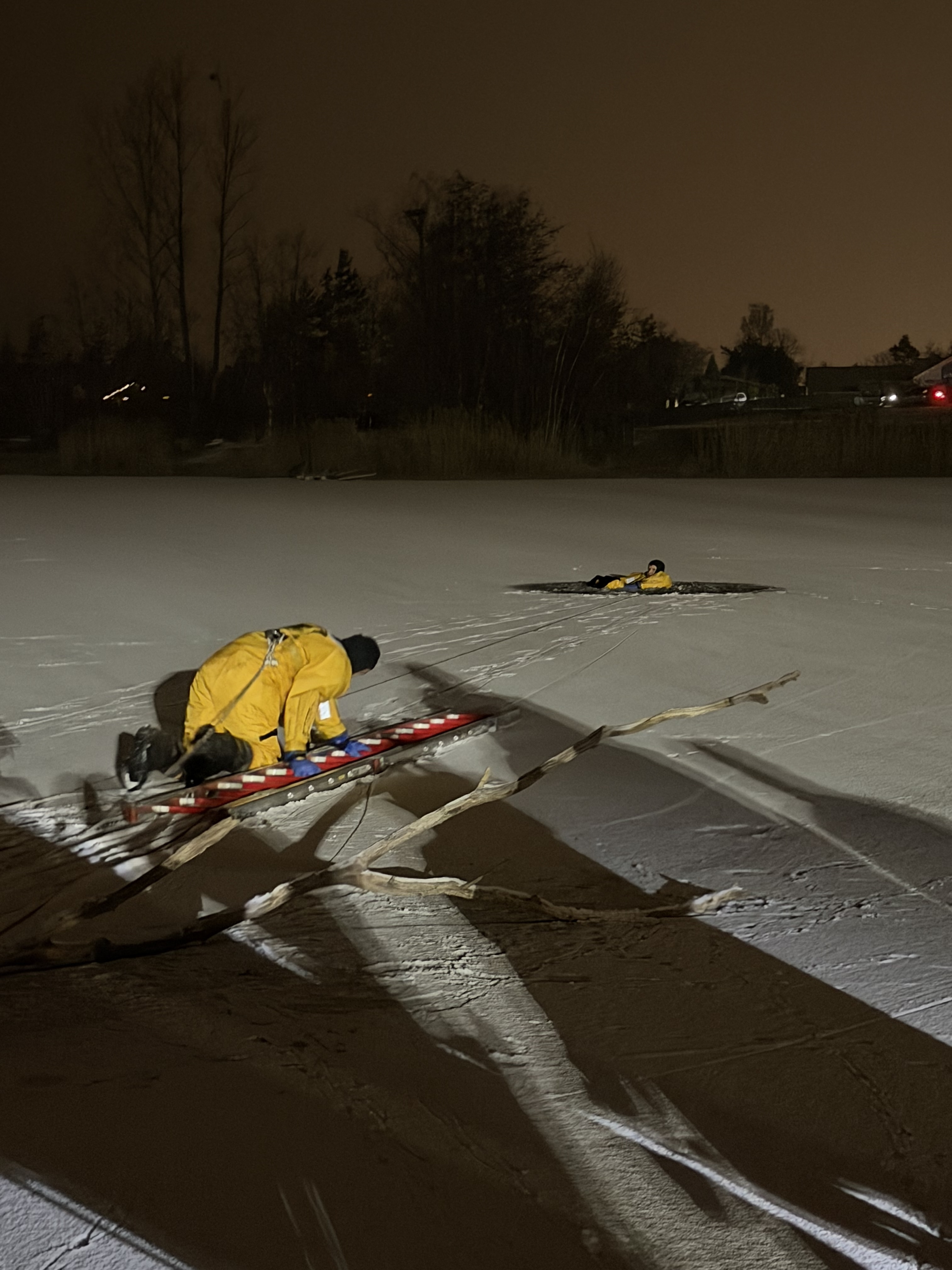 20260108 FF Großostheim Übung Eisrettung Sonneck See 5