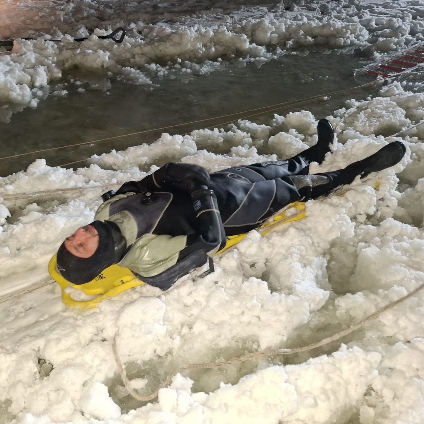 20260130 FF Wiesen Übung Eisrettung Wiesbüttsee 6