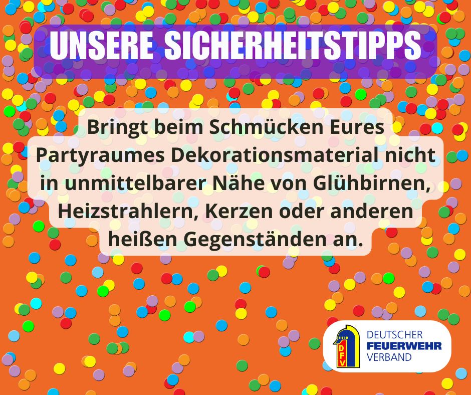 Sicherheitstipps zur Faschingszeit 3