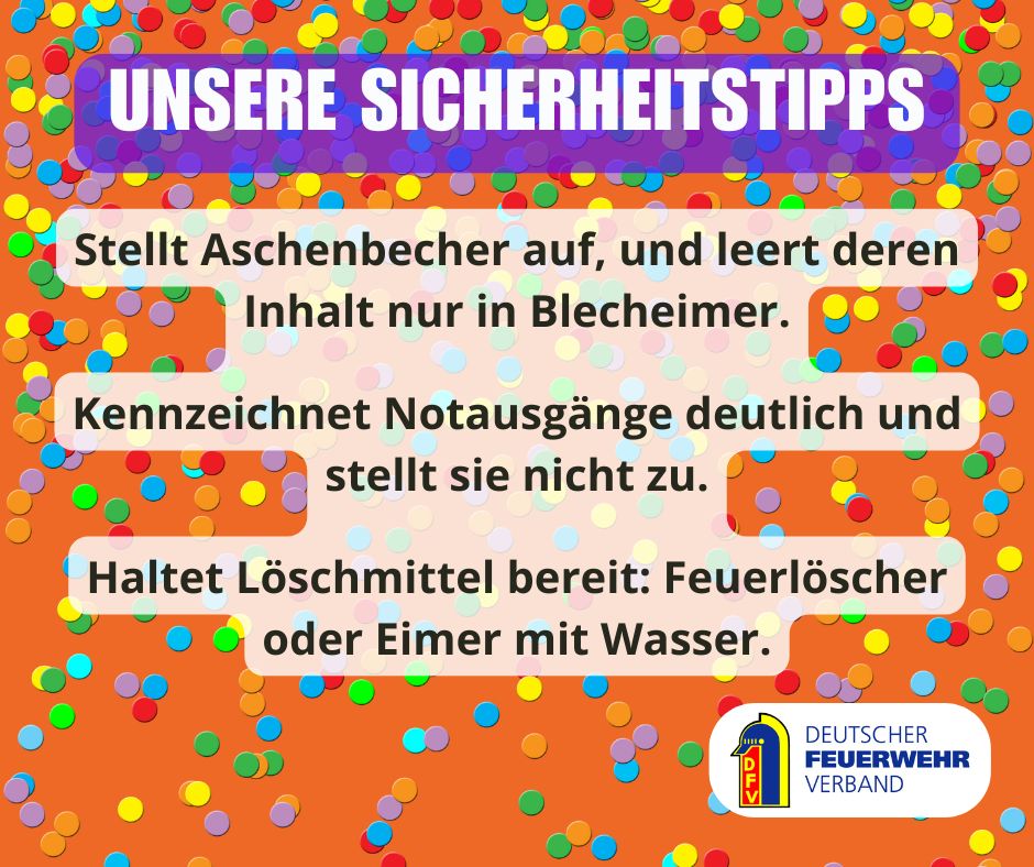 Sicherheitstipps zur Faschingszeit 5