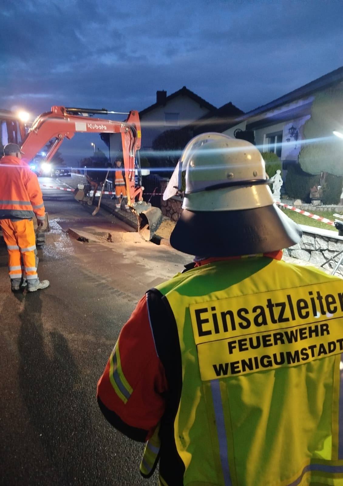 20260212 Wasserrohrbruch Großostheim Wenigumstadt 3