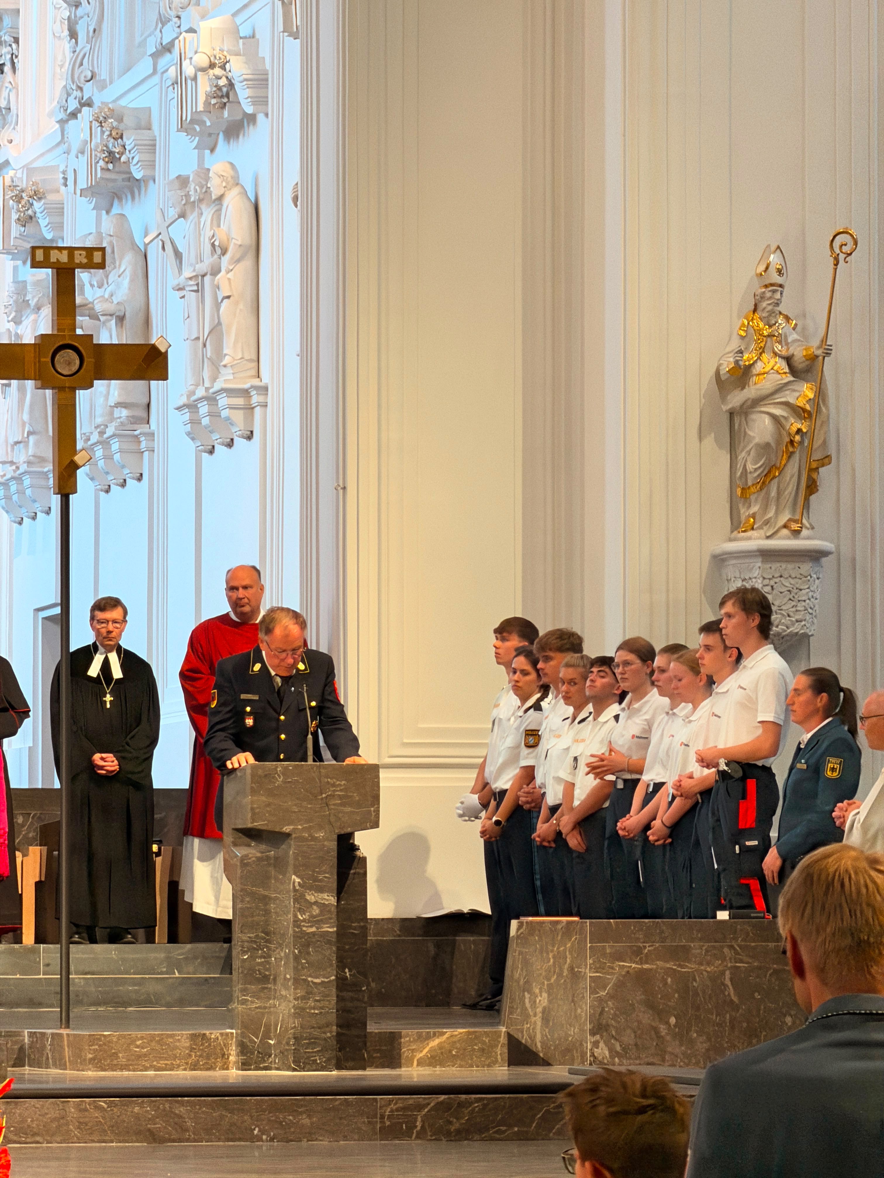 20260707 Blaulicht Gottesdienst im Kiliansdom Würzburg 2
