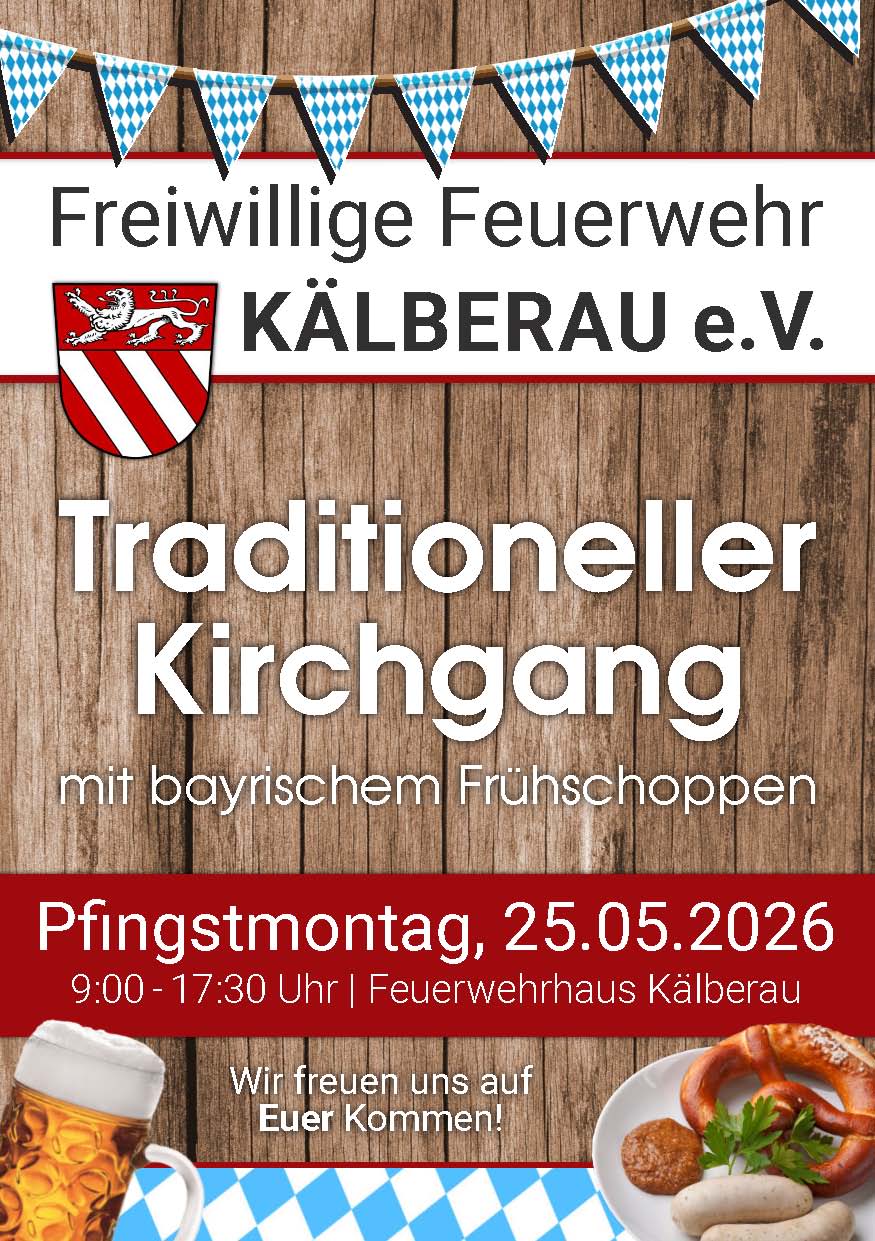 Feuerwehr Kälberau Kirchgang 25.05.2026 Seite 1