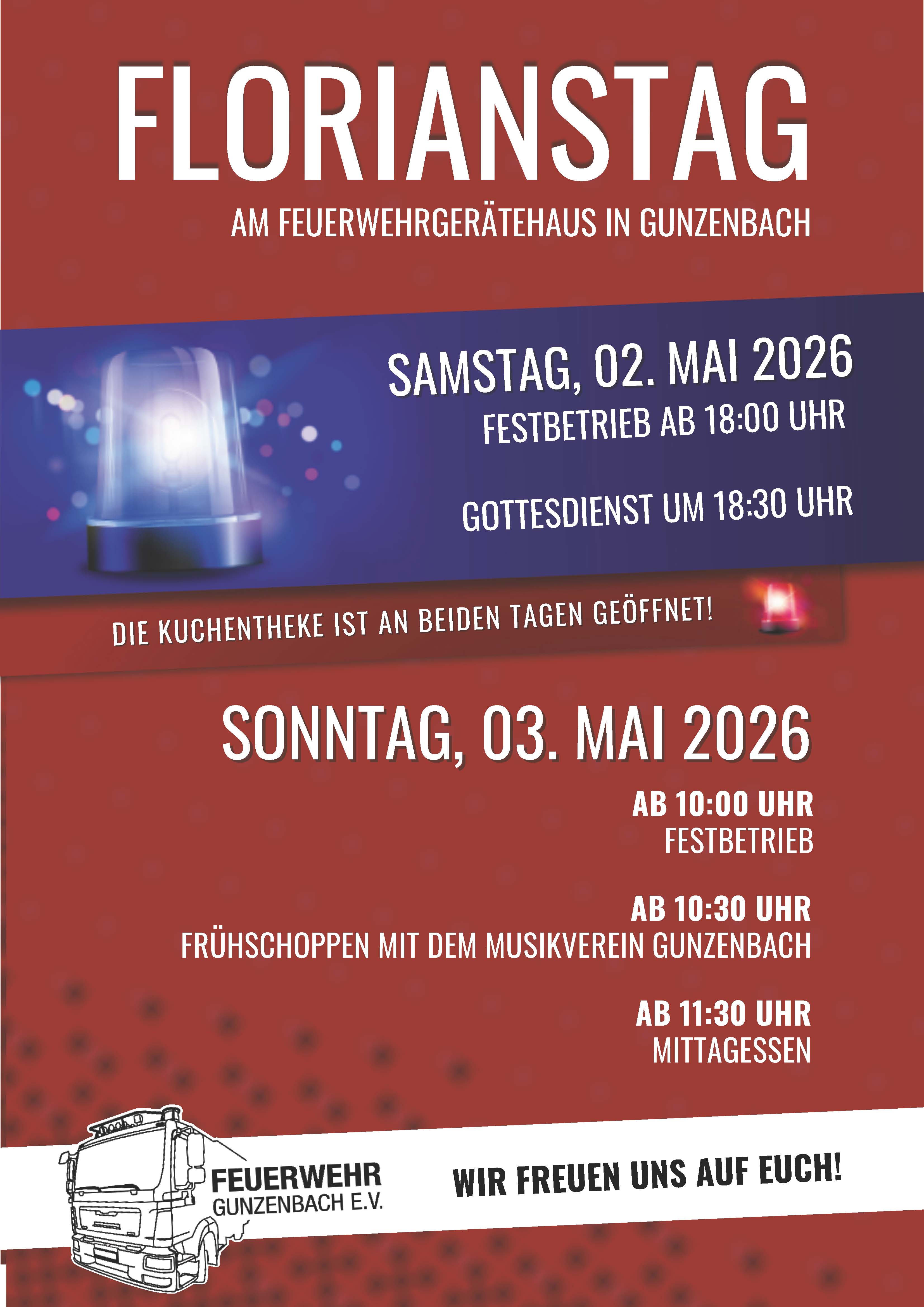 Florianstag Gunzenbach 2026
