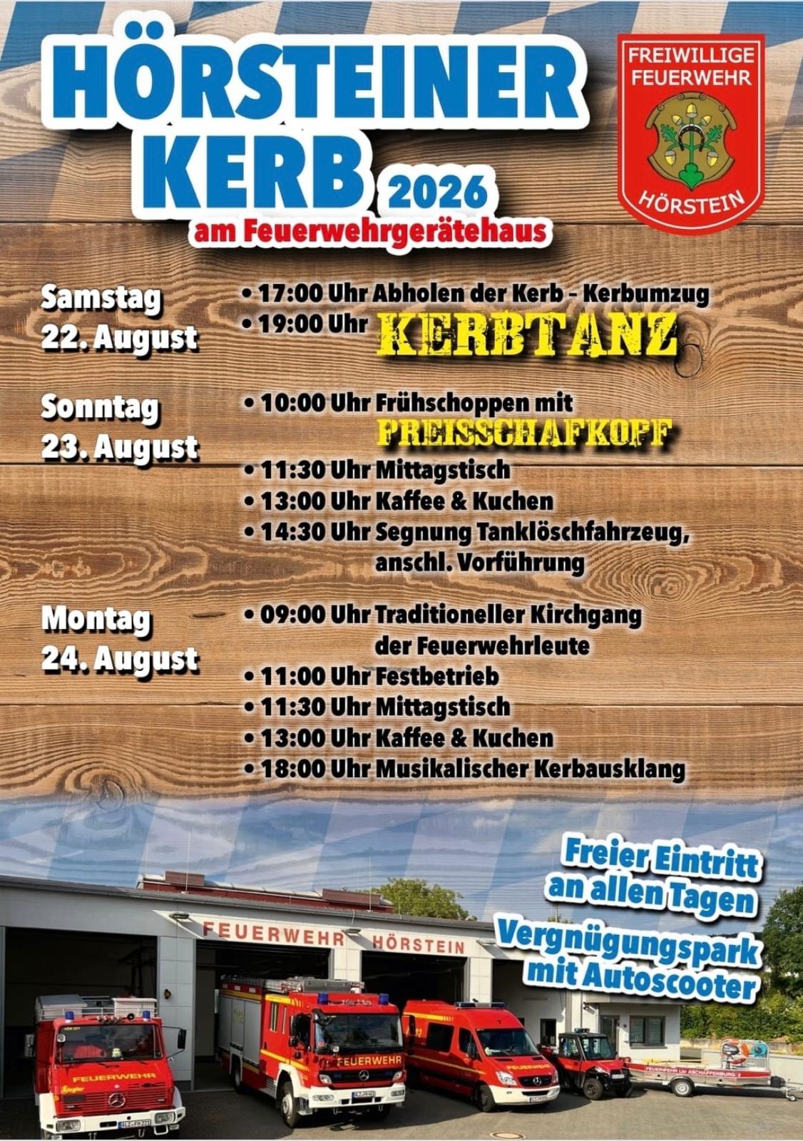 Hörsteiner Kerb 2026