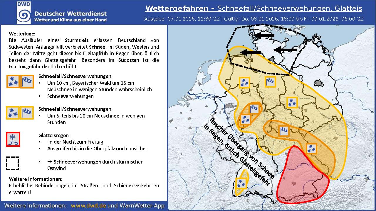 VBZ 2026 01 07 Schnee Glatteis Do Nacht zum Fr